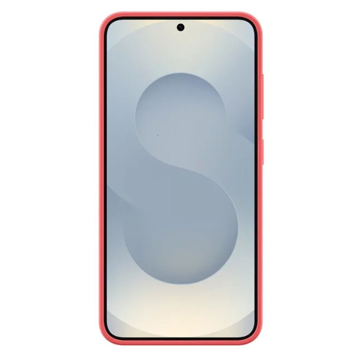SAMSUNG - Carcasa de Silicona Antideslizante Coral Galaxy S25