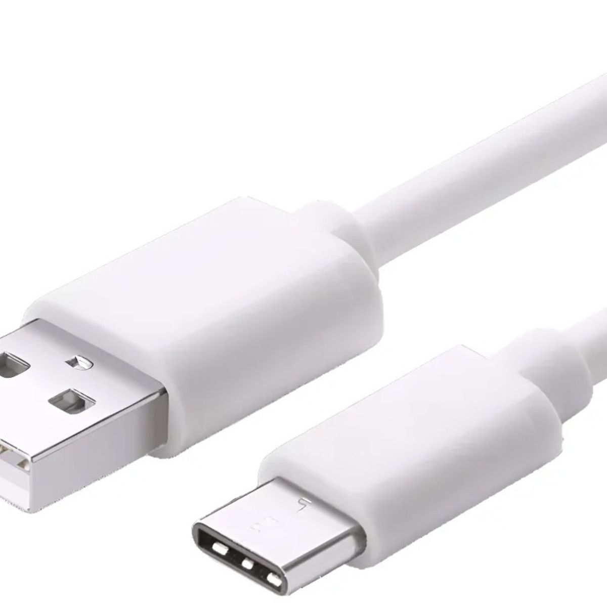 GENERICO - Cable usb Cargador 1 Metro Tipo C Blanco