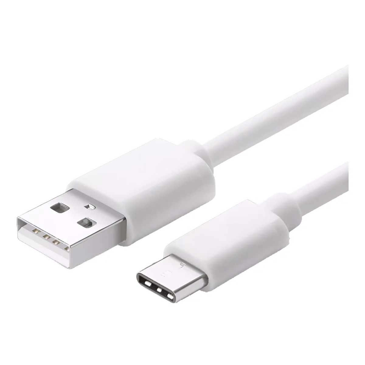 GENERICO - Cable usb Cargador 1 Metro Tipo C Blanco