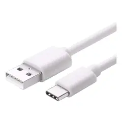 GENERICO - Cable usb Cargador 1 Metro Tipo C Blanco