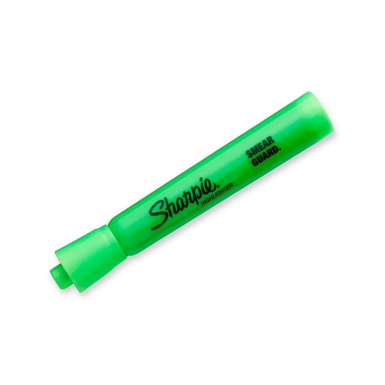 Destacador Tank Verde 25026B Fluor Biselado
