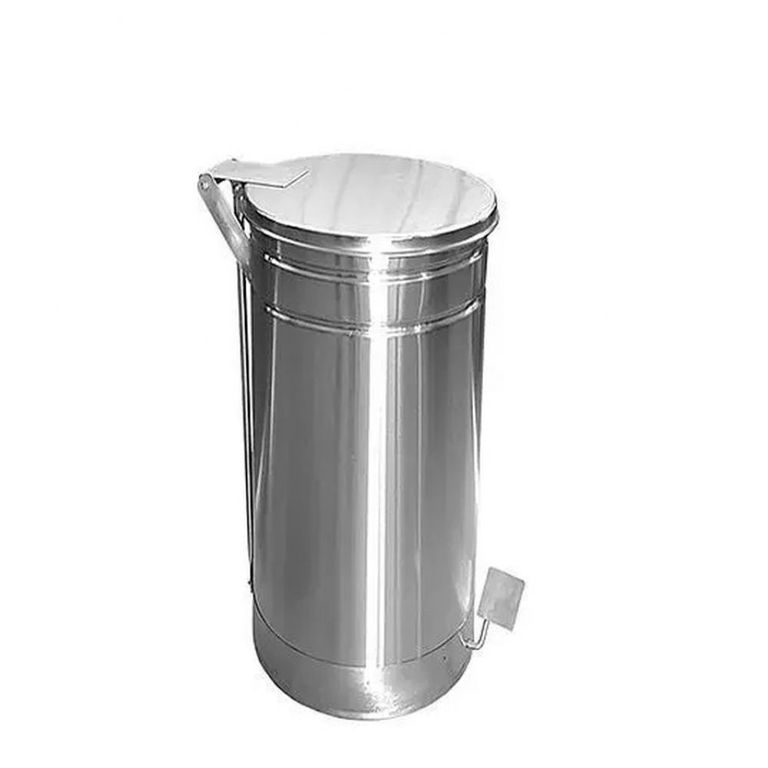 GENERICO Basurero de Acero Inoxidable 30 LT