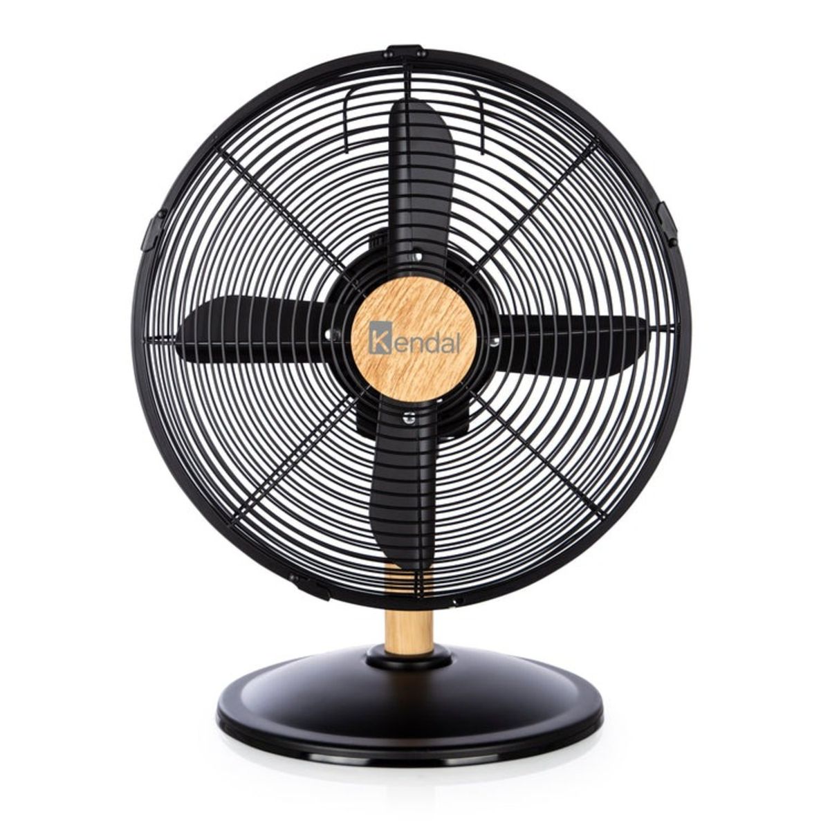 VENTILADOR SOBREMESA KZF-1214D METAL MADERA 12, marca KENDAL - Foto 2