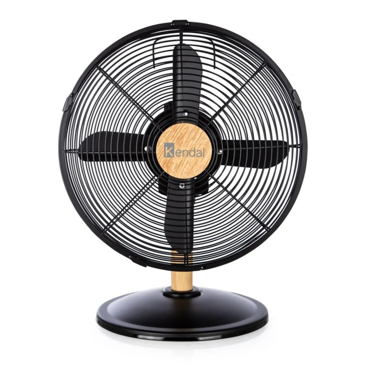 KENDAL - VENTILADOR SOBREMESA KZF-1214D METAL MADERA 12