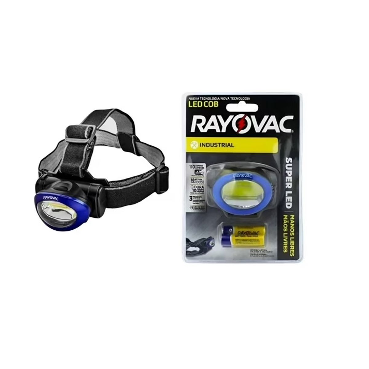 RAYOVAC - Linterna Frontal Rayovac 110 Lúmenes LEDCOBHL-B