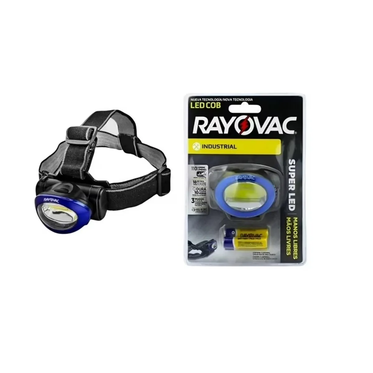 RAYOVAC - Linterna Frontal Rayovac 110 Lúmenes LEDCOBHL-B