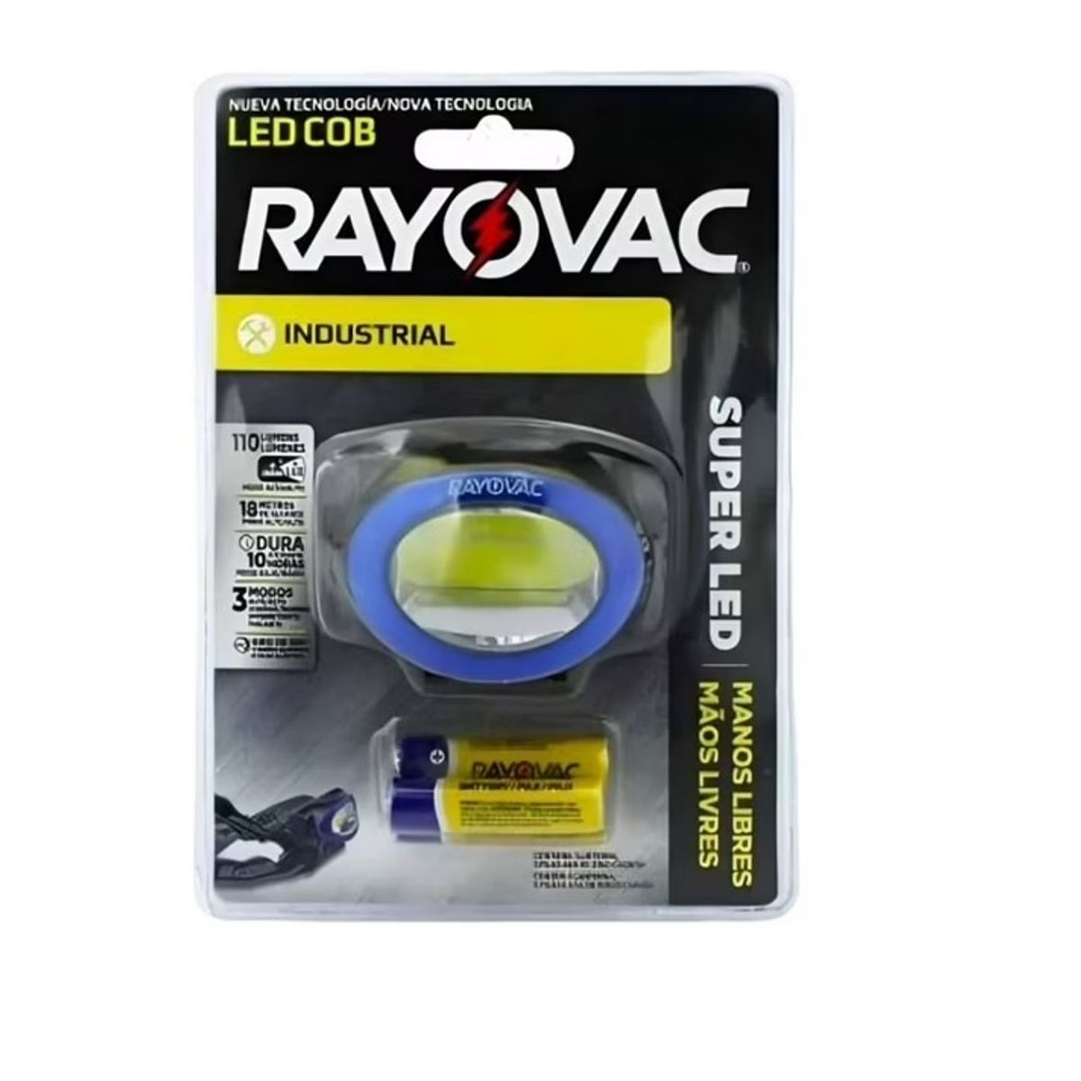 RAYOVAC - Linterna Frontal Rayovac 110 Lúmenes LEDCOBHL-B