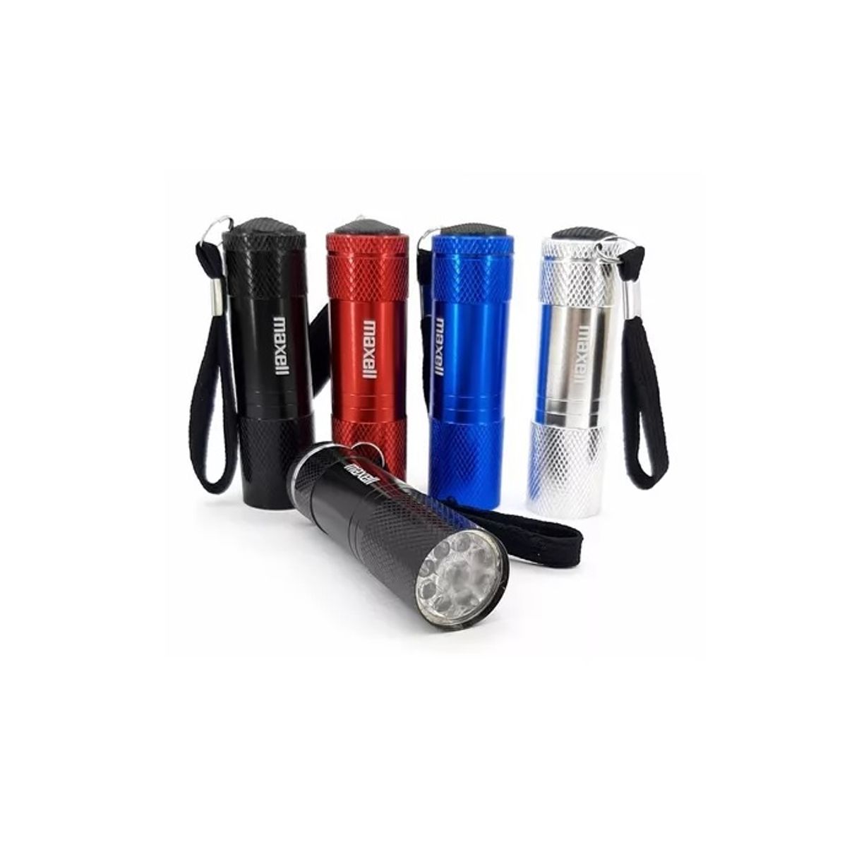 MAXELL - Linterna De Aluminio Maxell Ledflash Pack de 3 Unidades