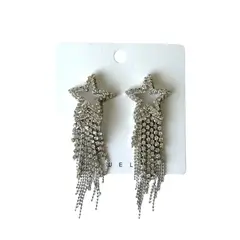 GENERICO - Aros de estrella elegante para fiesta
