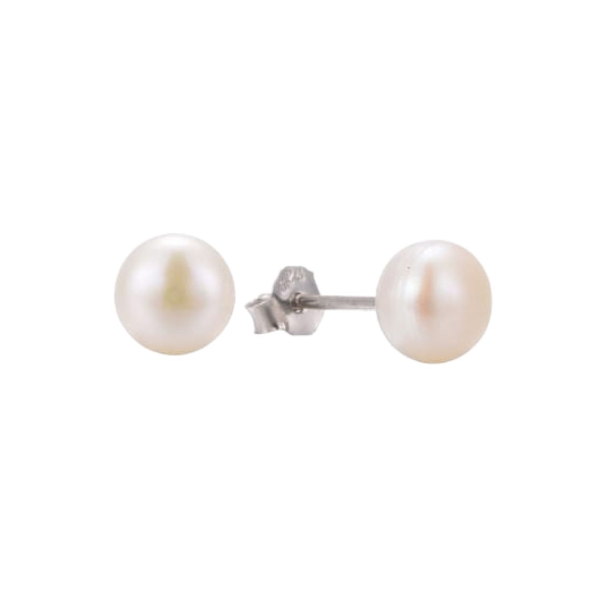 GENERICO - Aros de perla cultivada de rio base de plata