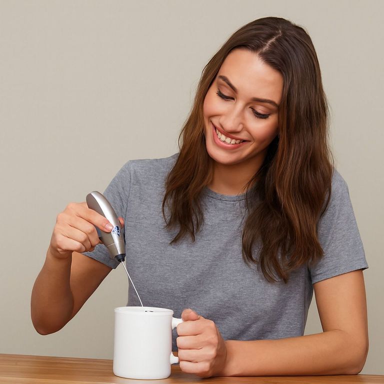 Batidor y Espumador para Café y Tragos