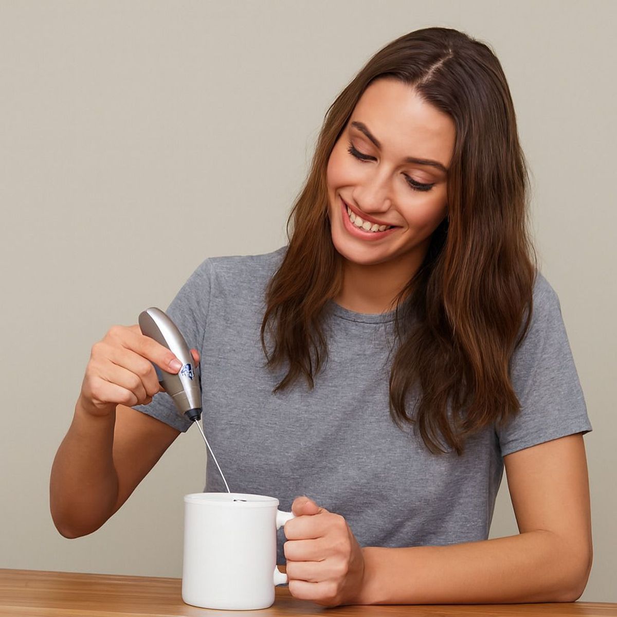 MOVI - Batidor y Espumador para Café y Tragos