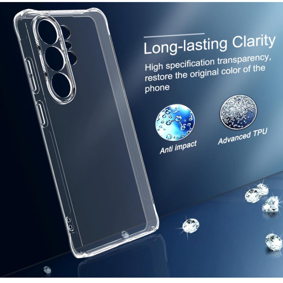 GENERICO - Carcasa Para Samsung S26 Ultra Transparente Reforzada