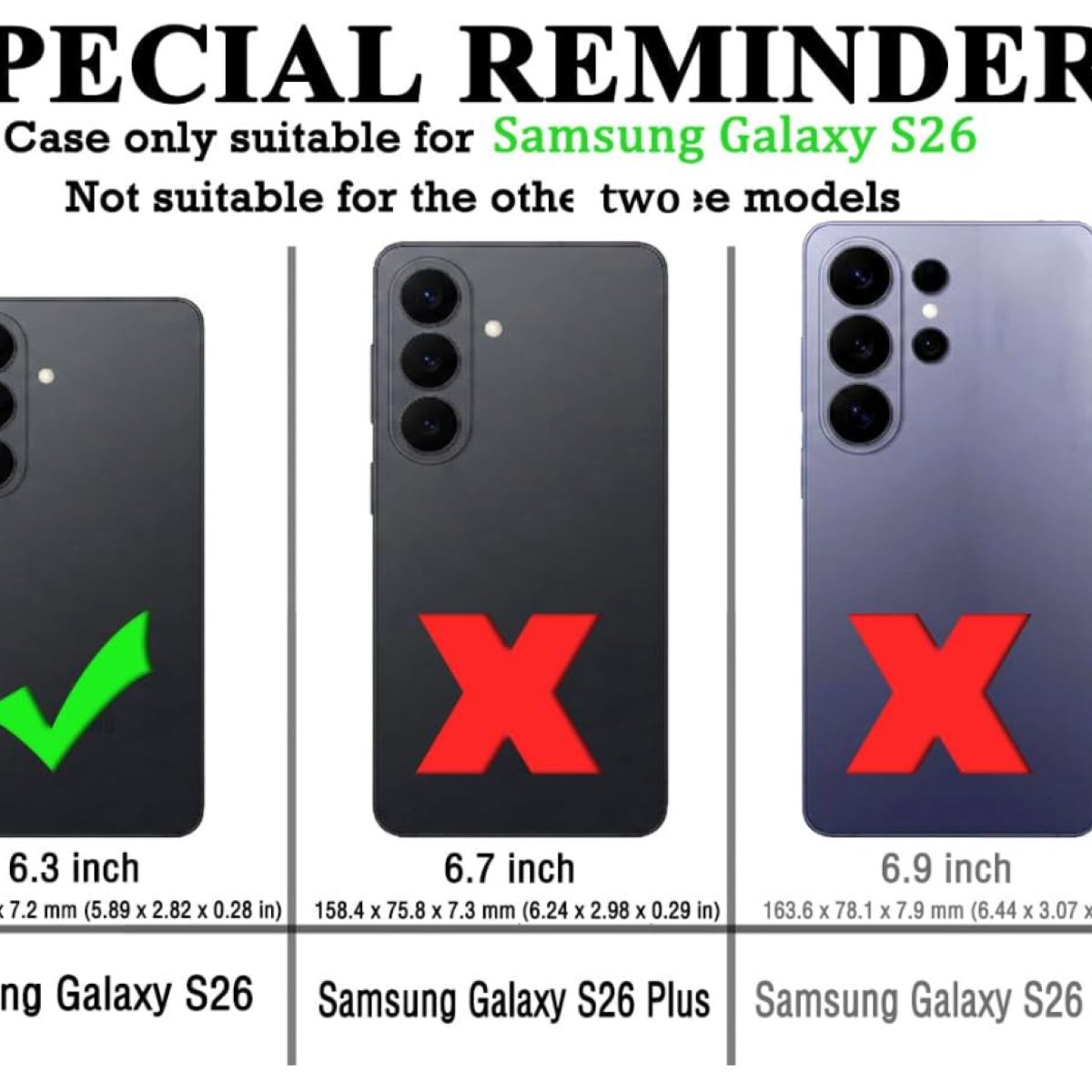 GENERICO - Carcasa Para Samsung S26 Transparente Reforzada
