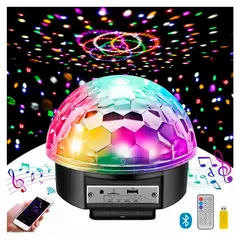 IRM - Bola De Luces RGB Con Bluetooth Magic Disco Multicolor