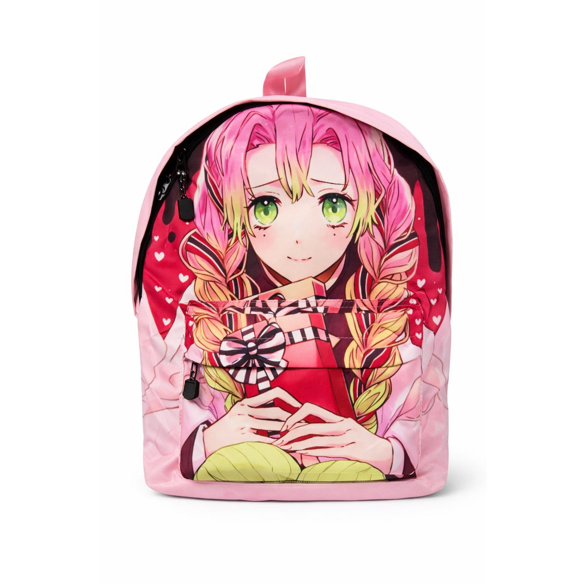 GENERICO - Mochila Diseño Mitsuri Kanroji 40x30x15 18l Estuche Libro