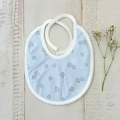 WAWA BABY DESIGN - Babero Corona Celeste