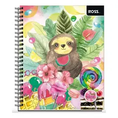 GENERICO - Pack 10 Cuadernos Universitarios Ross 100 Hojas 7mm Niña