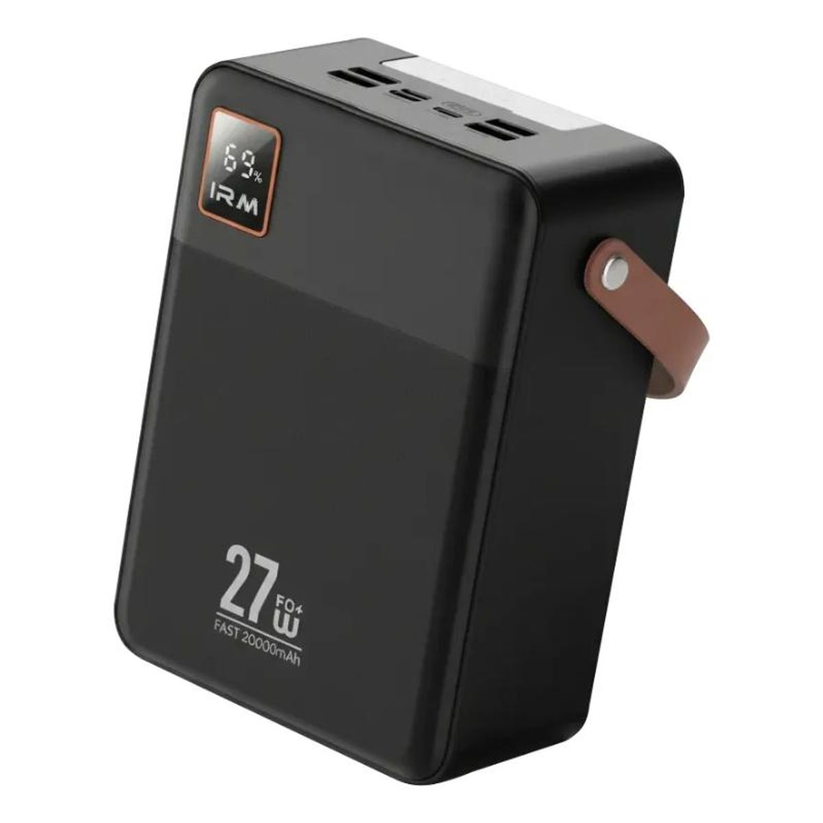 GENERICO - Banco De Energía De Alta Capacidad 80000mah Linterna Ir53 Negro