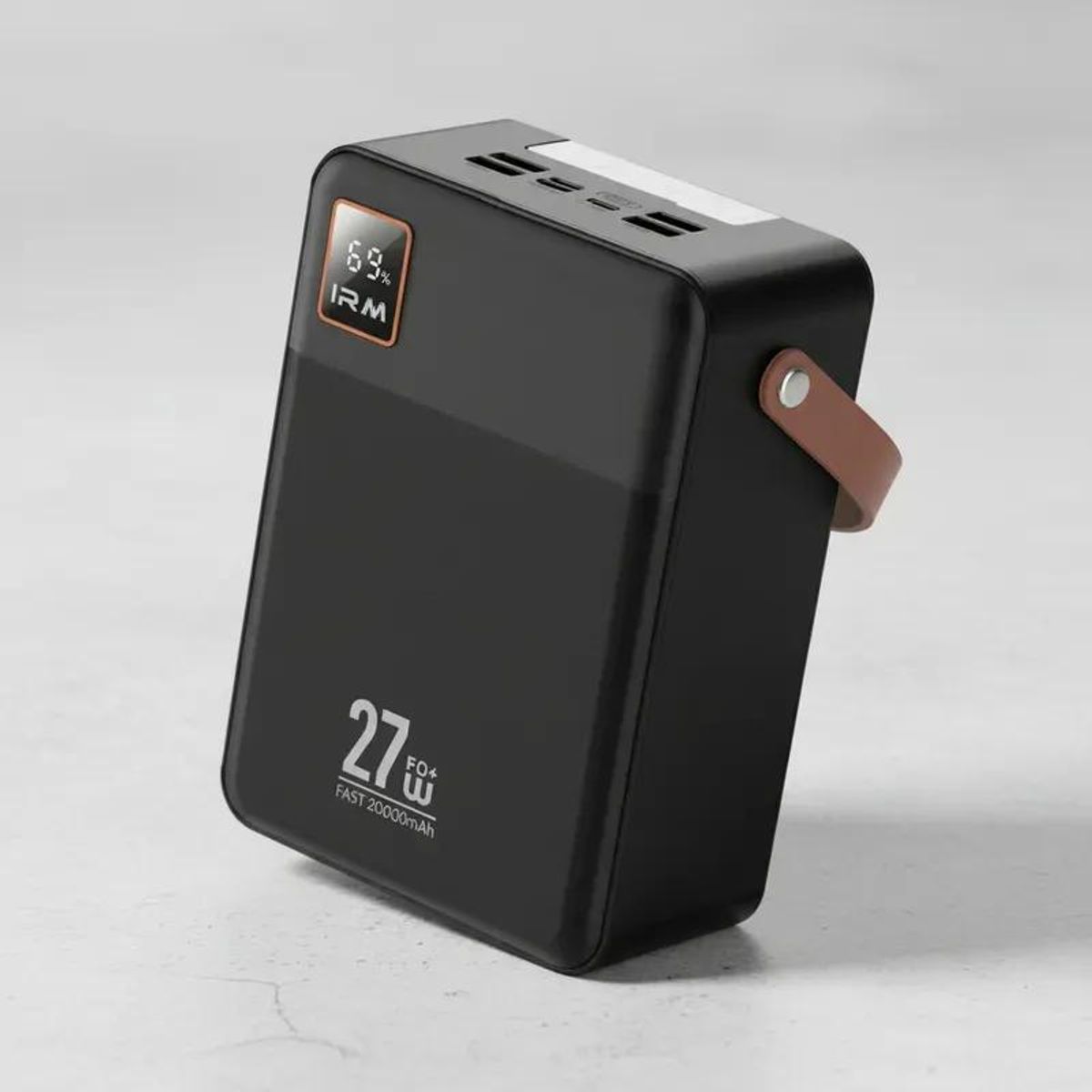 GENERICO - Banco De Energía De Alta Capacidad 80000mah Linterna Ir53 Negro