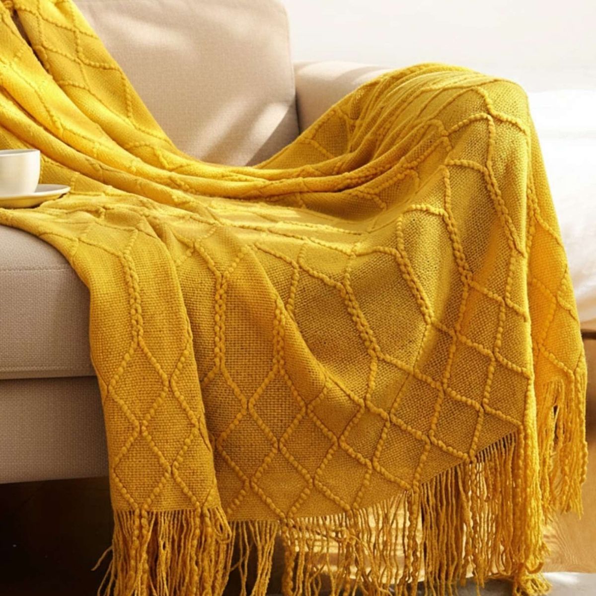GENERICO - Mantas lujosas Para Decorar tus sofas