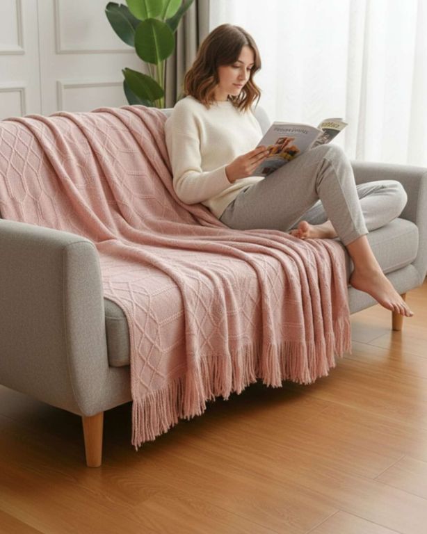 GENERICO Mantas lujosas Para Decorar tus sofas