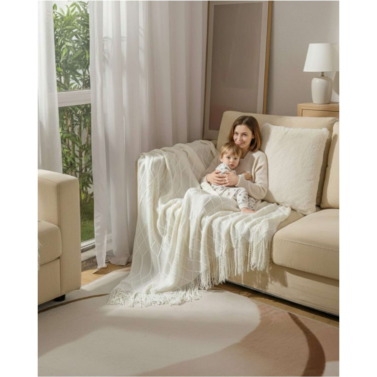 GENERICO - Mantas lujosas Para Decorar tus sofas