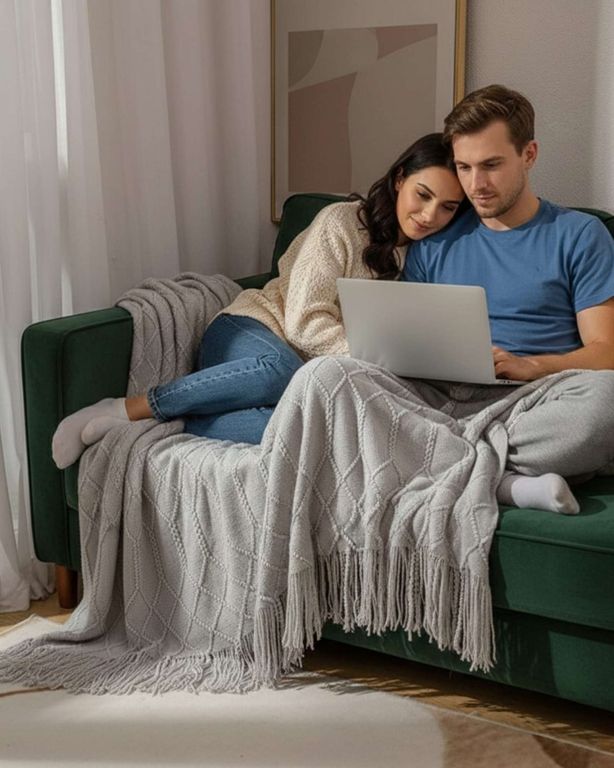 GENERICO Mantas lujosas Para Decorar tus sofas