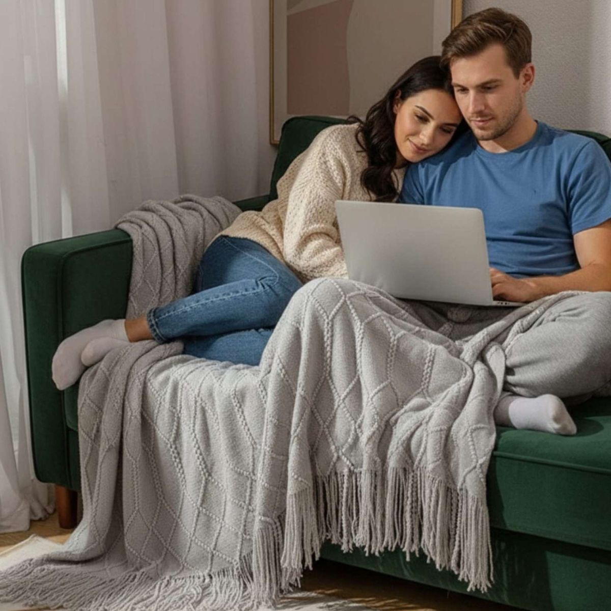 GENERICO - Mantas lujosas Para Decorar tus sofas
