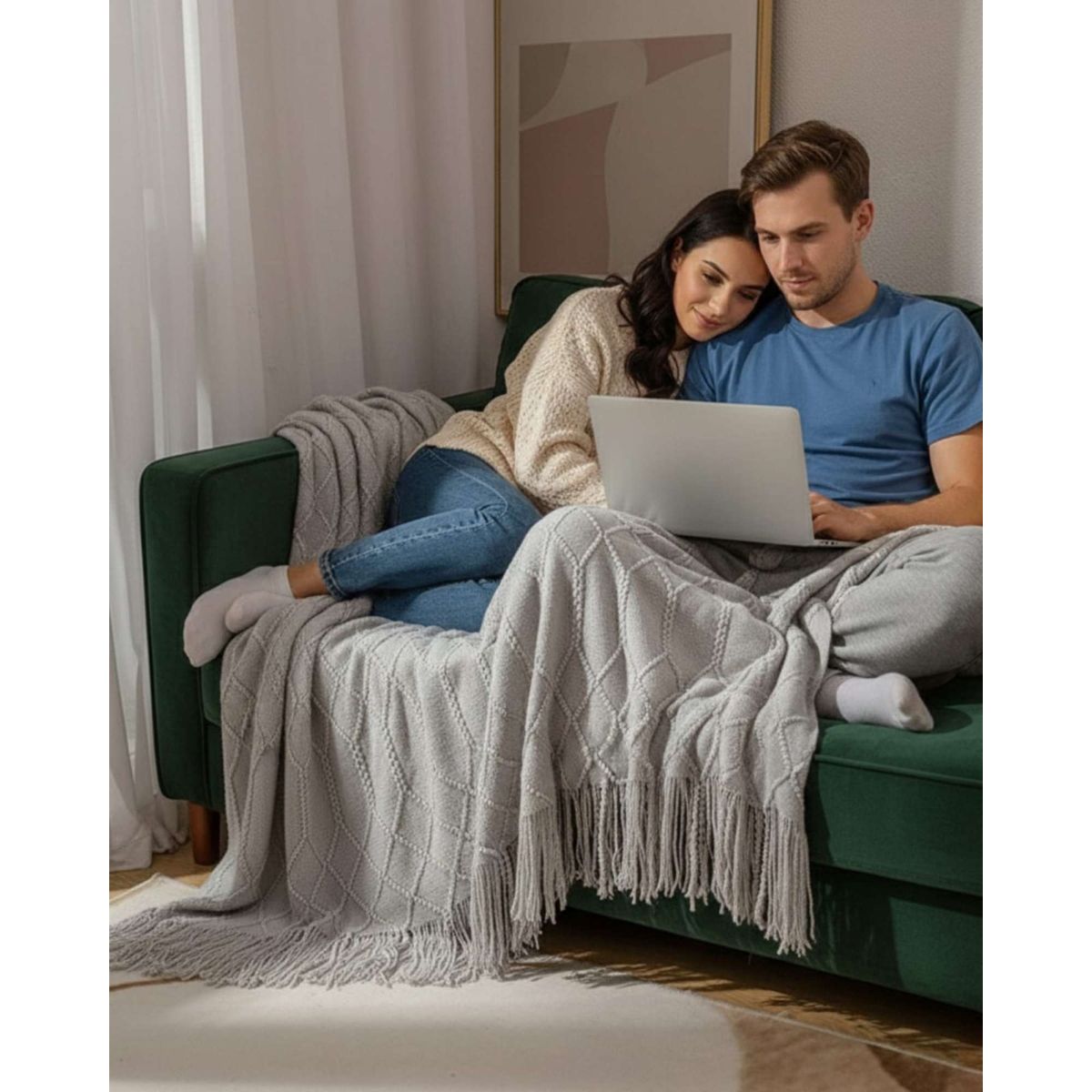 GENERICO - Mantas lujosas Para Decorar tus sofas