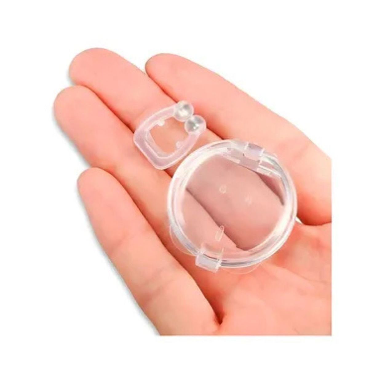 LOOK SHOP - Pack 6 Clip Nasal Anti Ronquidos Silicona Magnético. Estuche