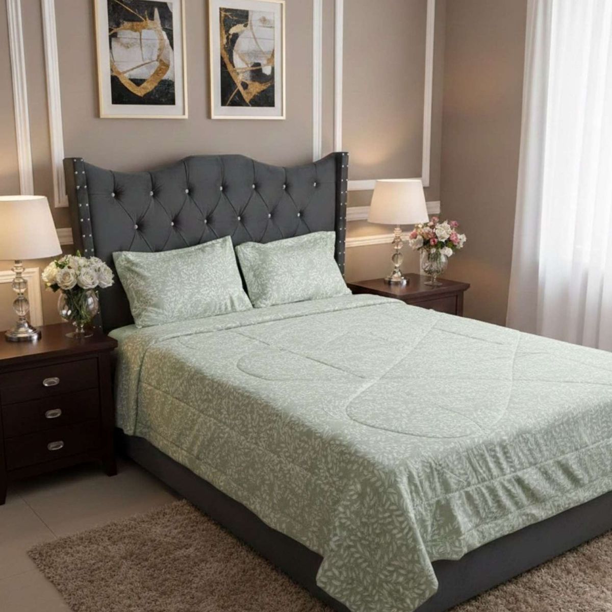 GENERICO - Plumón Nórdico Delgado Confort Familiar King