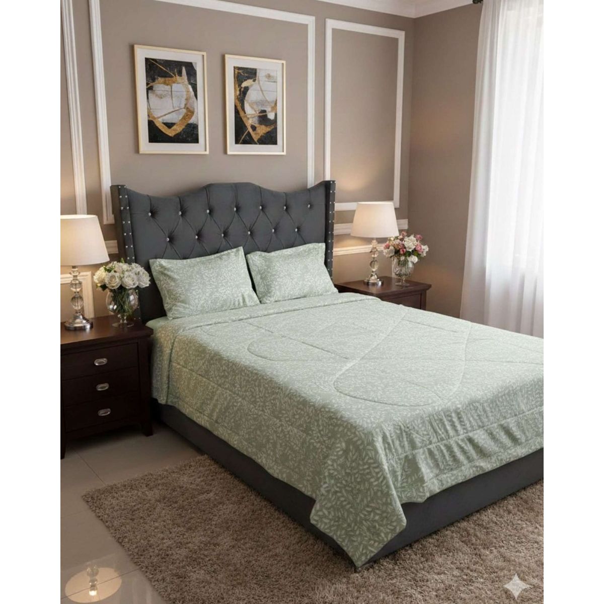 GENERICO - Plumón Nórdico Delgado Confort Familiar King