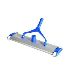 VULCANO - Limpiafondo Aluminio 48cm 4 Ruedas Piscinas