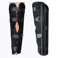 MOVI - Inmovilizador de Rodilla Ajustable Ortopédico con Soporte Rígido -Talla M