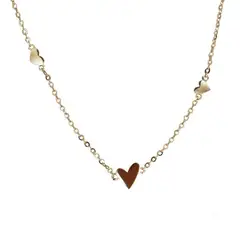 LUX JOYAS - Pulsera Plata 925 Corazones Chec