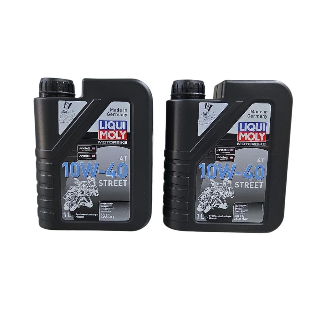 LIQUI MOLY - Pack 2L Aceite para Moto 10w 40 Sintetico Liqui Moly 4T