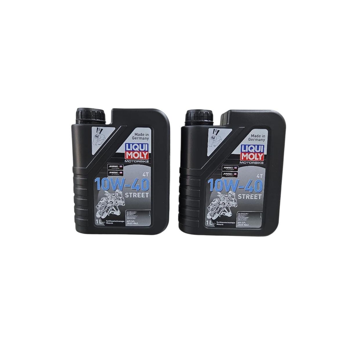LIQUI MOLY - Pack 2L Aceite para Moto 10w 40 Sintetico Liqui Moly 4T