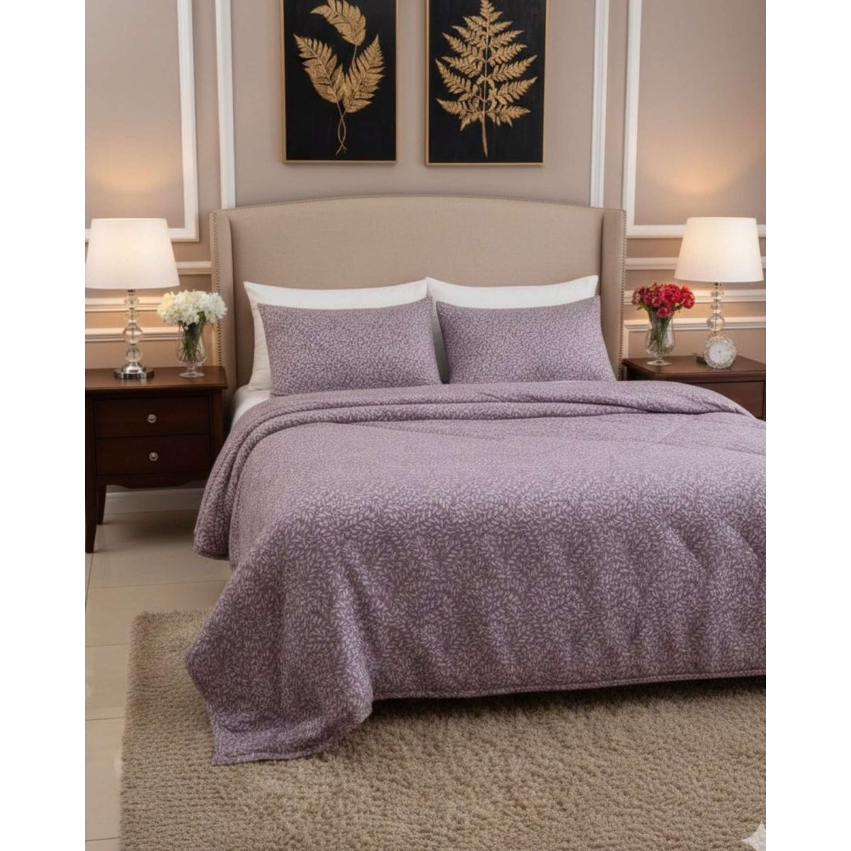 GENERICO - Plumón Nórdico Delgado Confort Familiar 2 Plazas