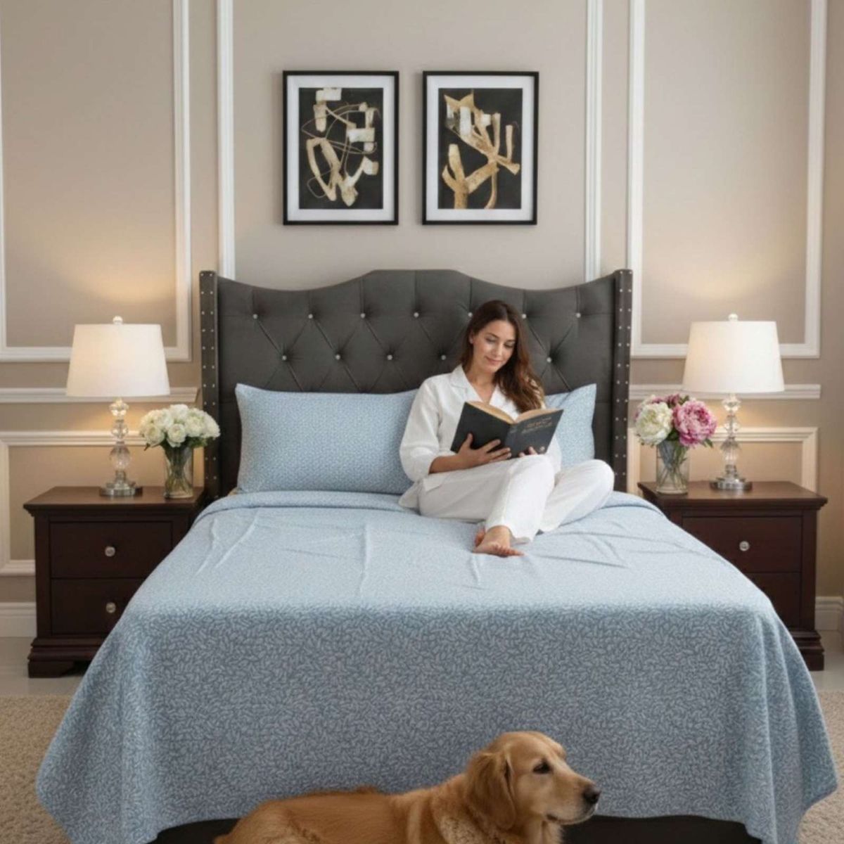 GENERICO - Plumón Nórdico Delgado Confort Familiar King