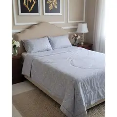 GENERICO - Juego de Plumón Nórdico Ligero 2 Plazas + 2 Almohadas