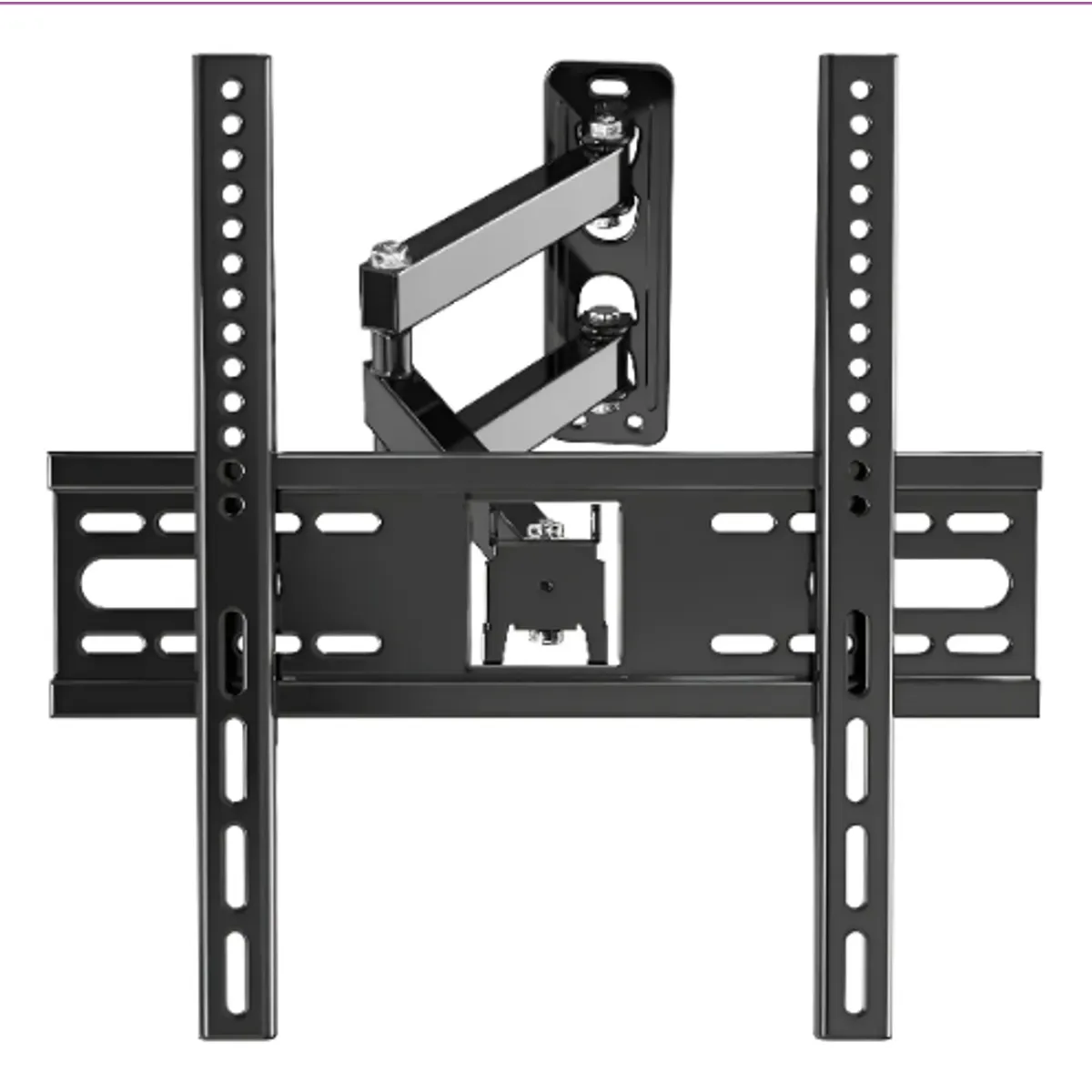 GENERICO - Soporte Tv Led Lcd Móvil Articulado 26-55 Soporta 25kg Negro