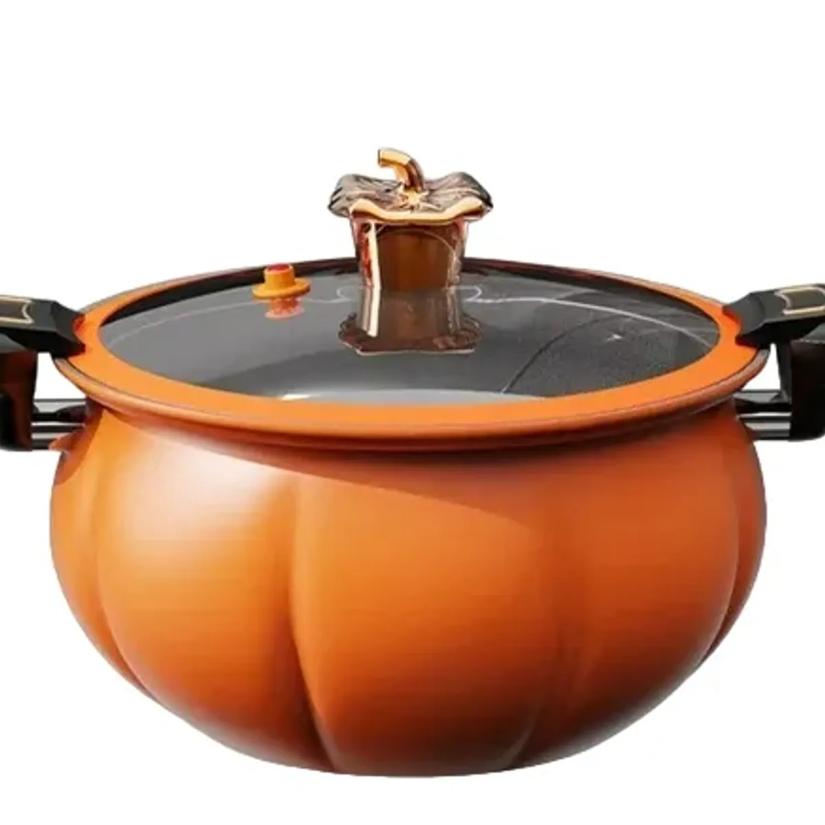 GENERICO - Olla De Micro Presión Antiadherente Guisos Calabaza 7 Lts Naranja