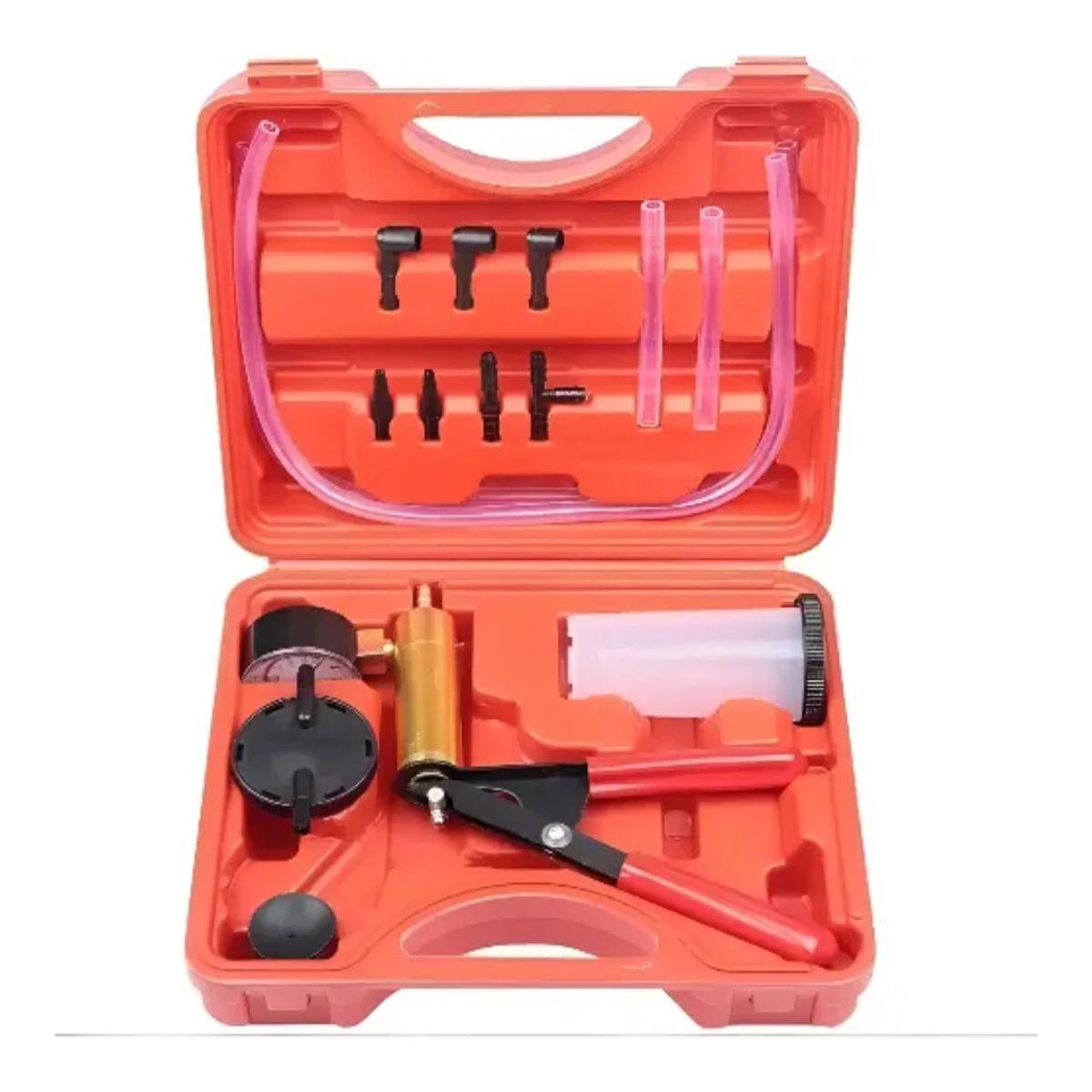 GENERICO - Set Bomba Purgador Sangrador De Frenos Prueba De Vacío