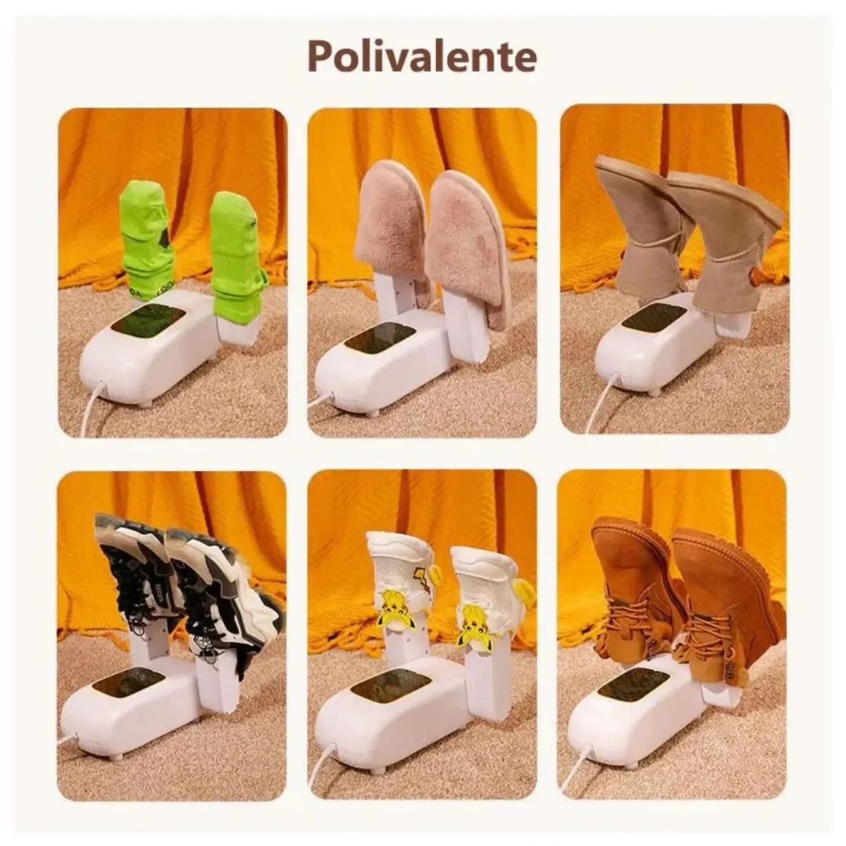 MOVI - SECADOR ZAPATOS ELECTRICO, SECA, HIGIENIZA Y DESUMEDESE