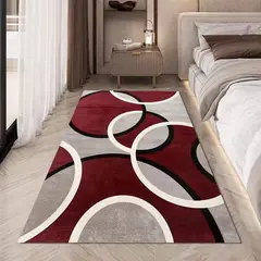 GENERICO - ALFOMBRAS LISAS PARA PASILLOS SIN PELOS CON DISEÑOS TRIDIMENSIONALES