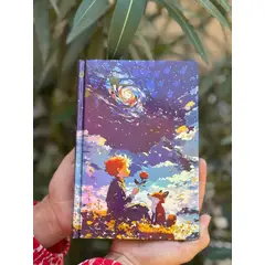 GENERICO - Cuaderno Agenda Diario tapa dorada del Principito