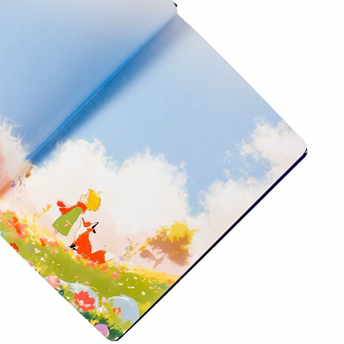 GENERICO - Cuaderno Agenda Diario tapa dorada del Principito