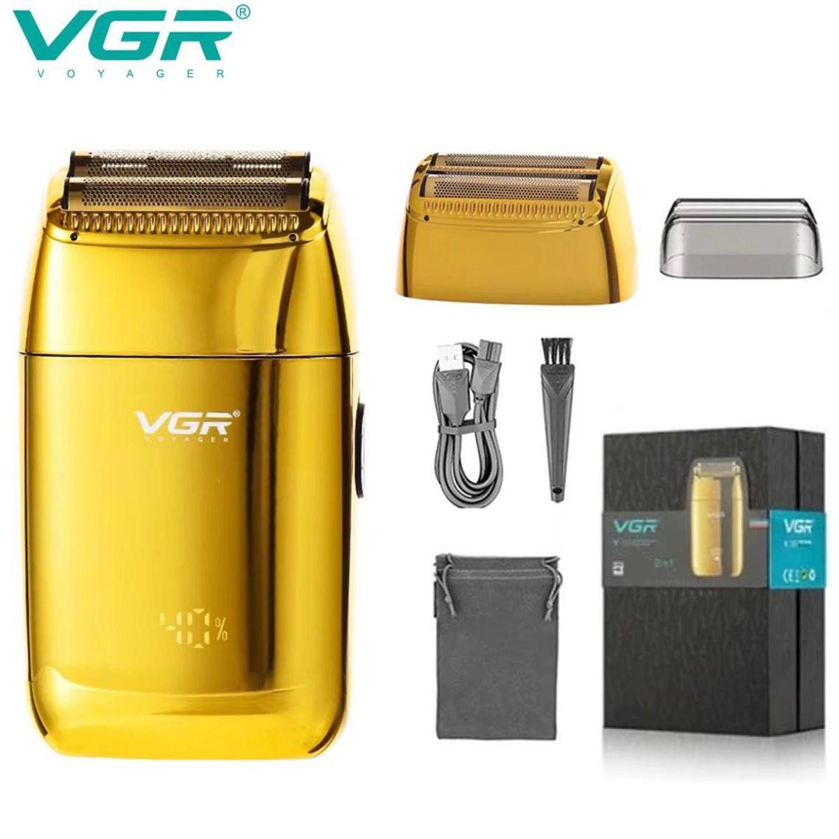 VGR - Maquina Afeitadora de pelo Profesional VGR V-399