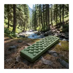 EKOL TACTICA MILITAR - Cojín Asiento Plegable De Espuma Alfombrilla Camping Verde